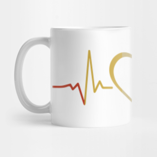 Cow Mug - COW Heartbeat love by saltzmanuk2934